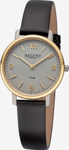 REGENT Analog Watch in Black: front