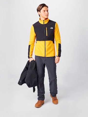 THE NORTH FACE Funktionele fleece-jas 'Glacier' in Geel