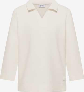 CECIL Poloshirt in Weiß: Vorderseite