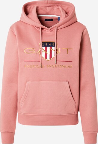 GANT Sweatshirt in Roze: voorkant