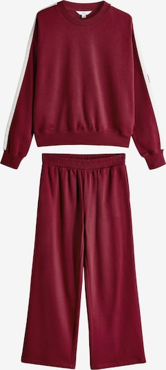 The Set Joggingová souprava - bordó / bílá, Produkt