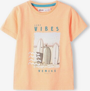 T-Shirt MINOTI en orange : devant