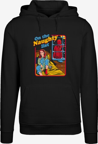 F4NT4STIC Sweatshirt 'Stranger Things Naughty List Netflix TV Series' in Black: front