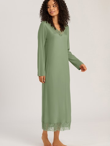 Hanro Nightgown ' Elia ' in Green: front