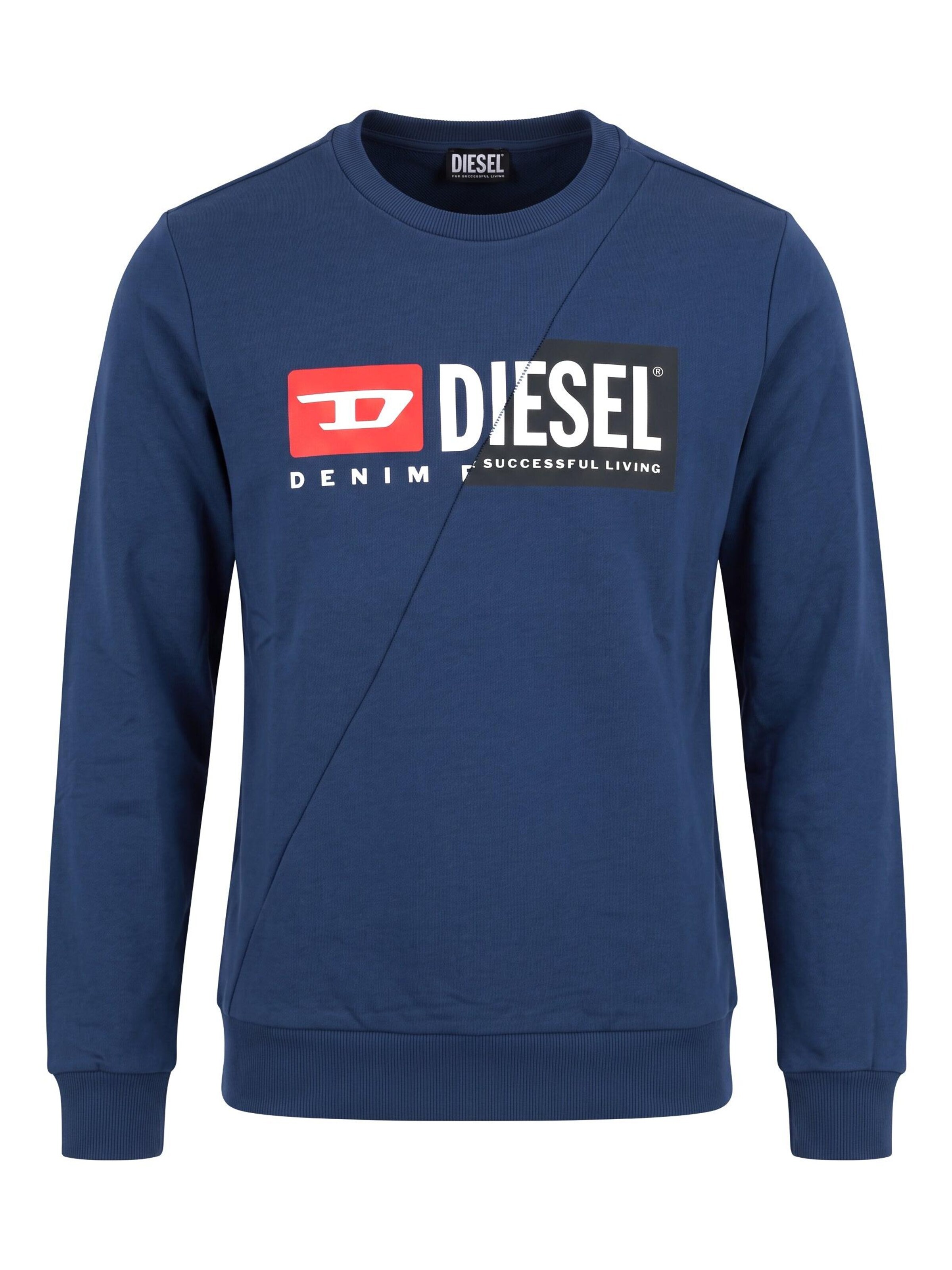 Pull-over 'S-GIRK-CUTY' DIESEL en bleu : devant