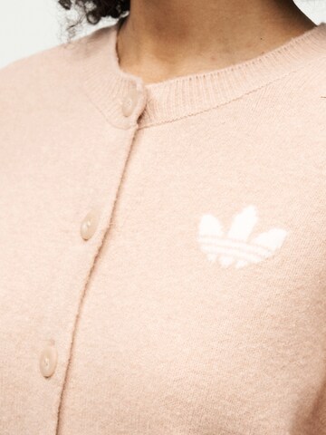 ADIDAS ORIGINALS - Casaco de malha 'ESSENTIALS ' em castanho