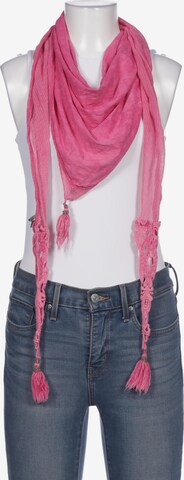 Tredy Scarf & Wrap in One size in Pink: front