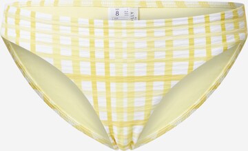 Seafolly Bikini Bottoms 'Lime' in Yellow: front