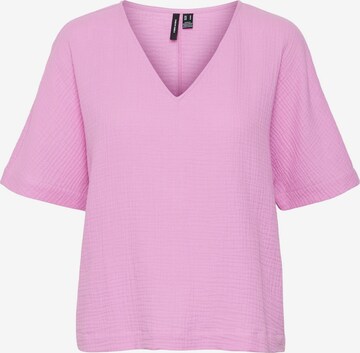 Camicia da donna 'NATALI' di VERO MODA in lilla: frontale