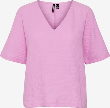 VERO MODA - Blusa 'NATALI' em roxo: frente