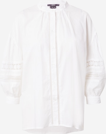 ESPRIT - Blusa en blanco: frente