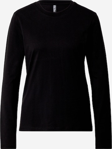 PIECES Shirt 'Ria' in Black: front