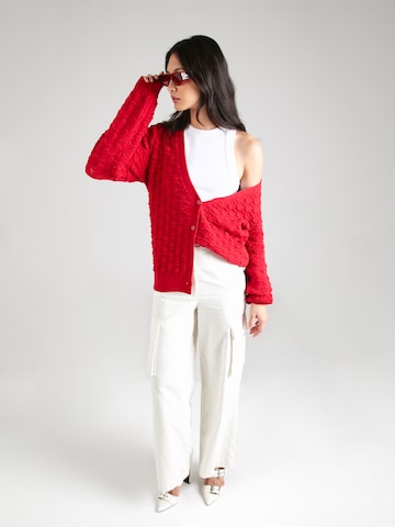 ONLY Knit cardigan 'MAXINE' in Red