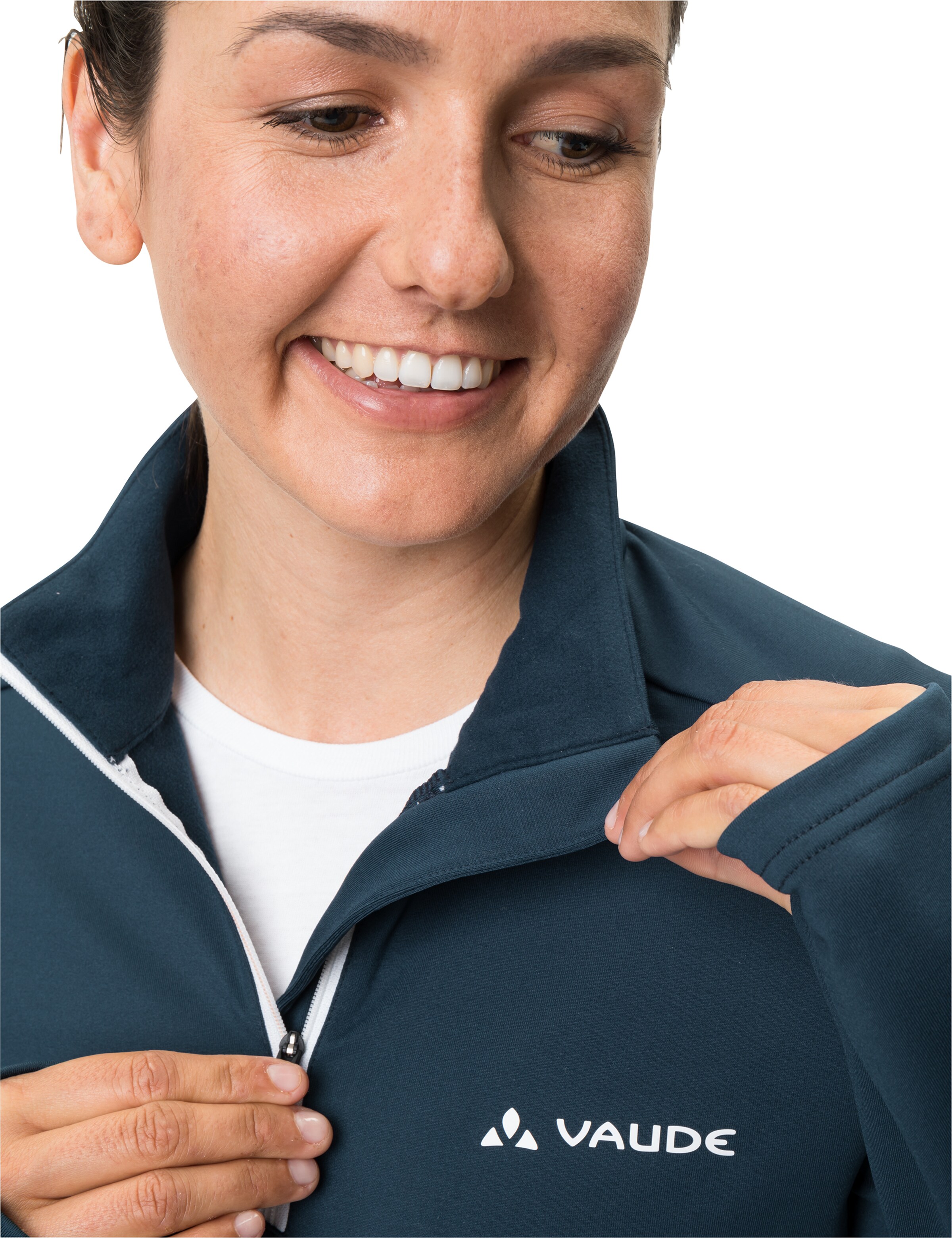 VAUDE Athletic Sweater 'Livigno' in Blue