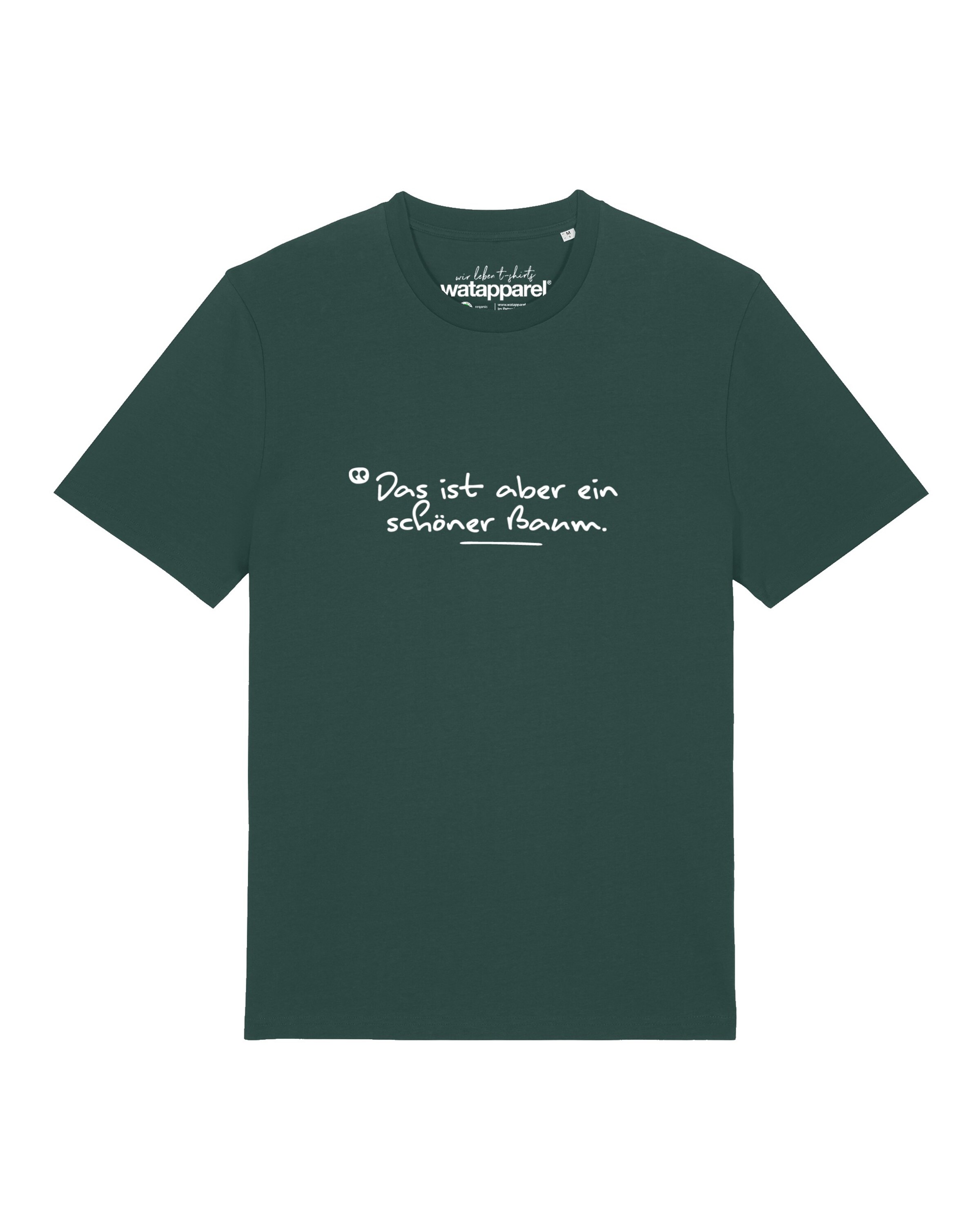 T-Shirt Watapparel en vert : devant