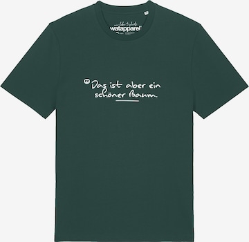 T-Shirt Watapparel en vert : devant