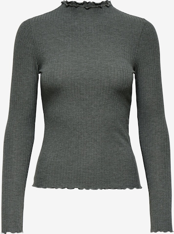 pilka ONLY Marškinėliai 'ONLEMMA': priekis