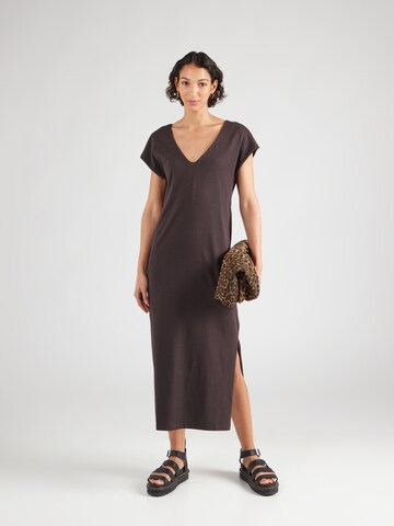 Robe 'ONLMara' ONLY en marron : devant