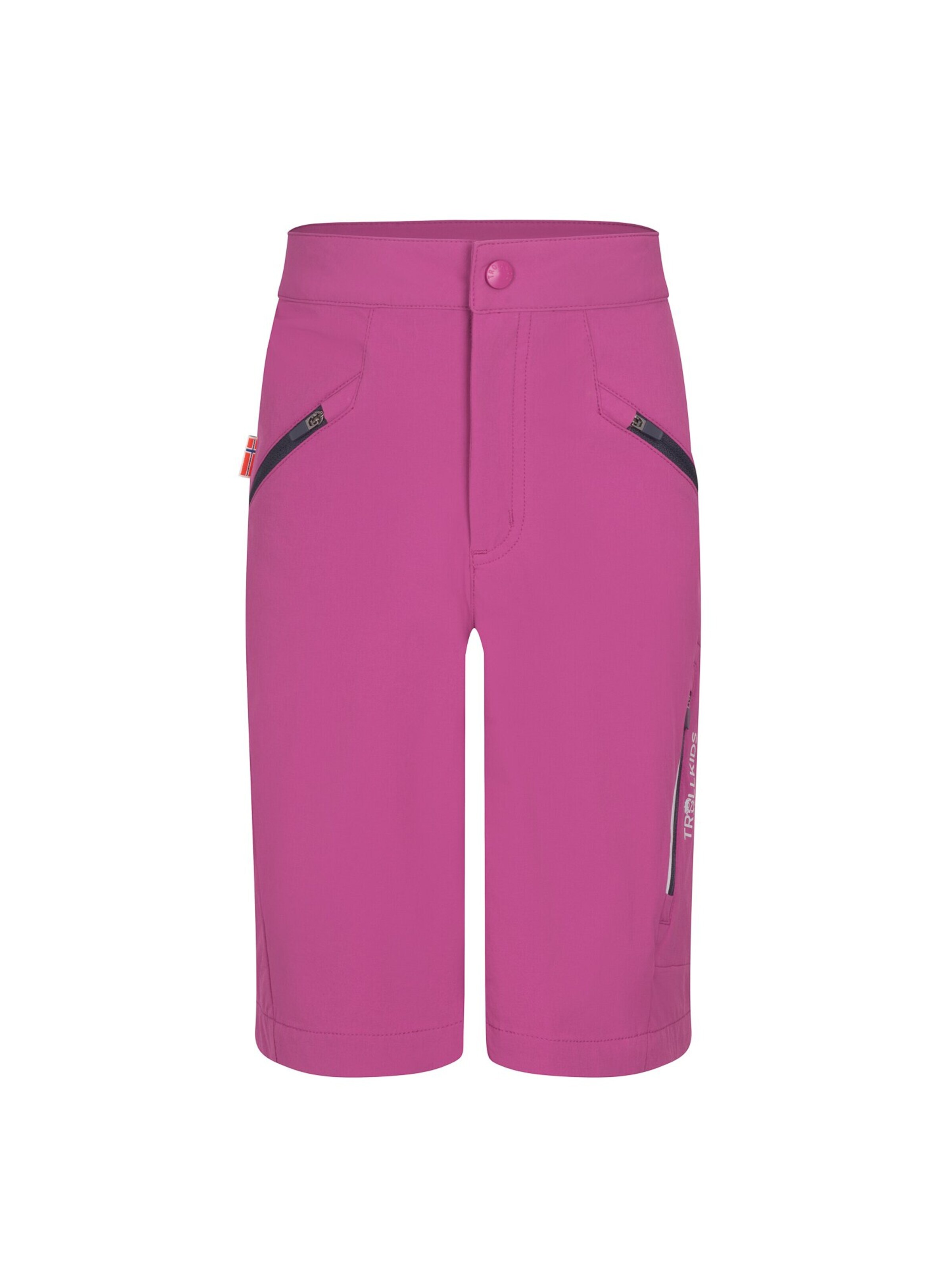 TROLLKIDS Regular Workout Pants in Pink: front