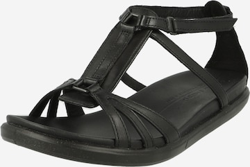 ECCO Strap Sandals in Black: front