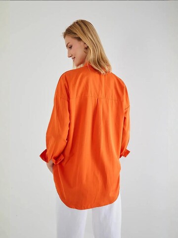 Camicia da donna di MixRay in arancione