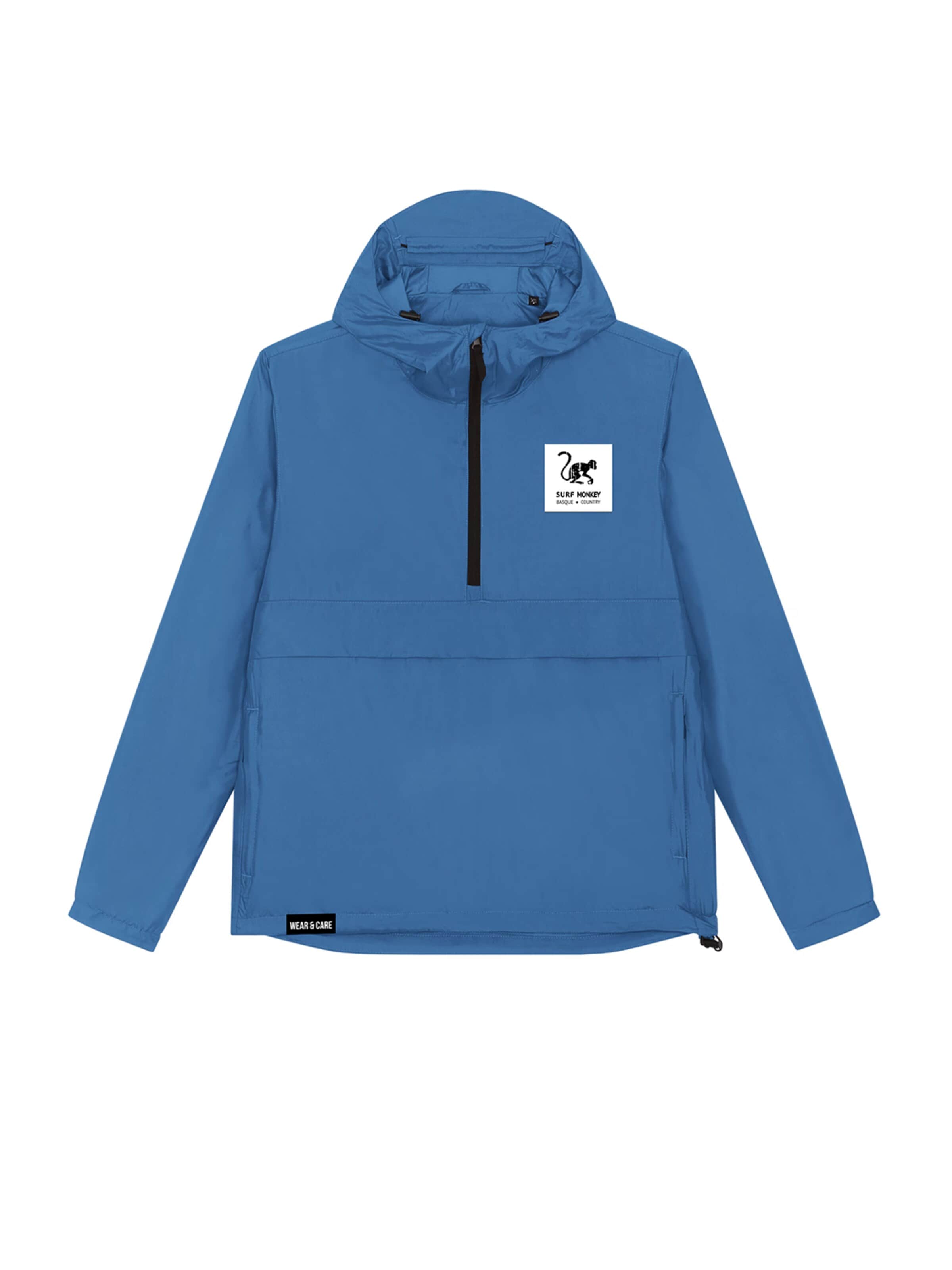 Surf Monkey - Chaqueta funcional en azul: frente