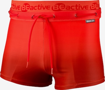 BECO the world of aquasports Badehose in Rot