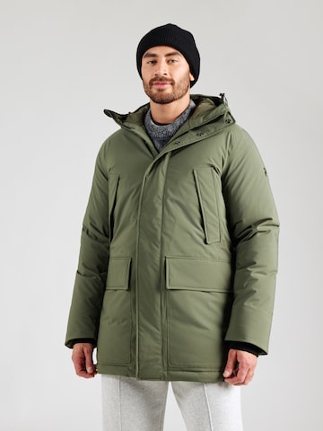 PEAK PERFORMANCE Kurtka outdoor 'Ground' w kolorze zielony: przód