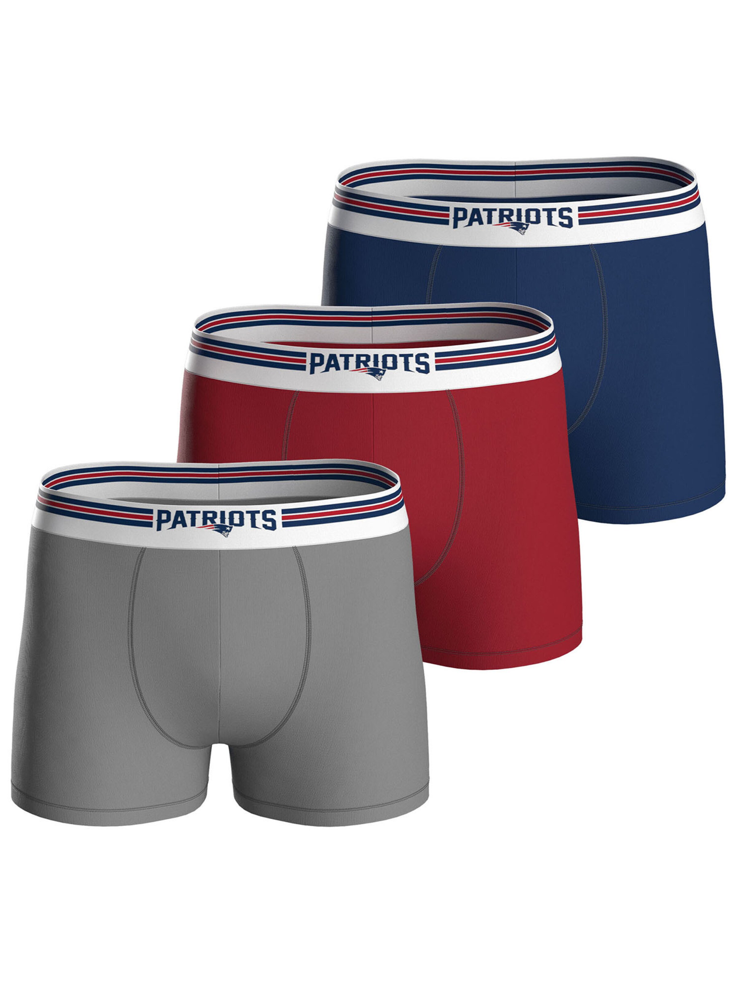 Huddle Boxer ' NFL New England Patriots ' in Blau: Vorderseite