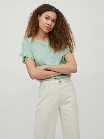 VILA - Blusa en verde: frente