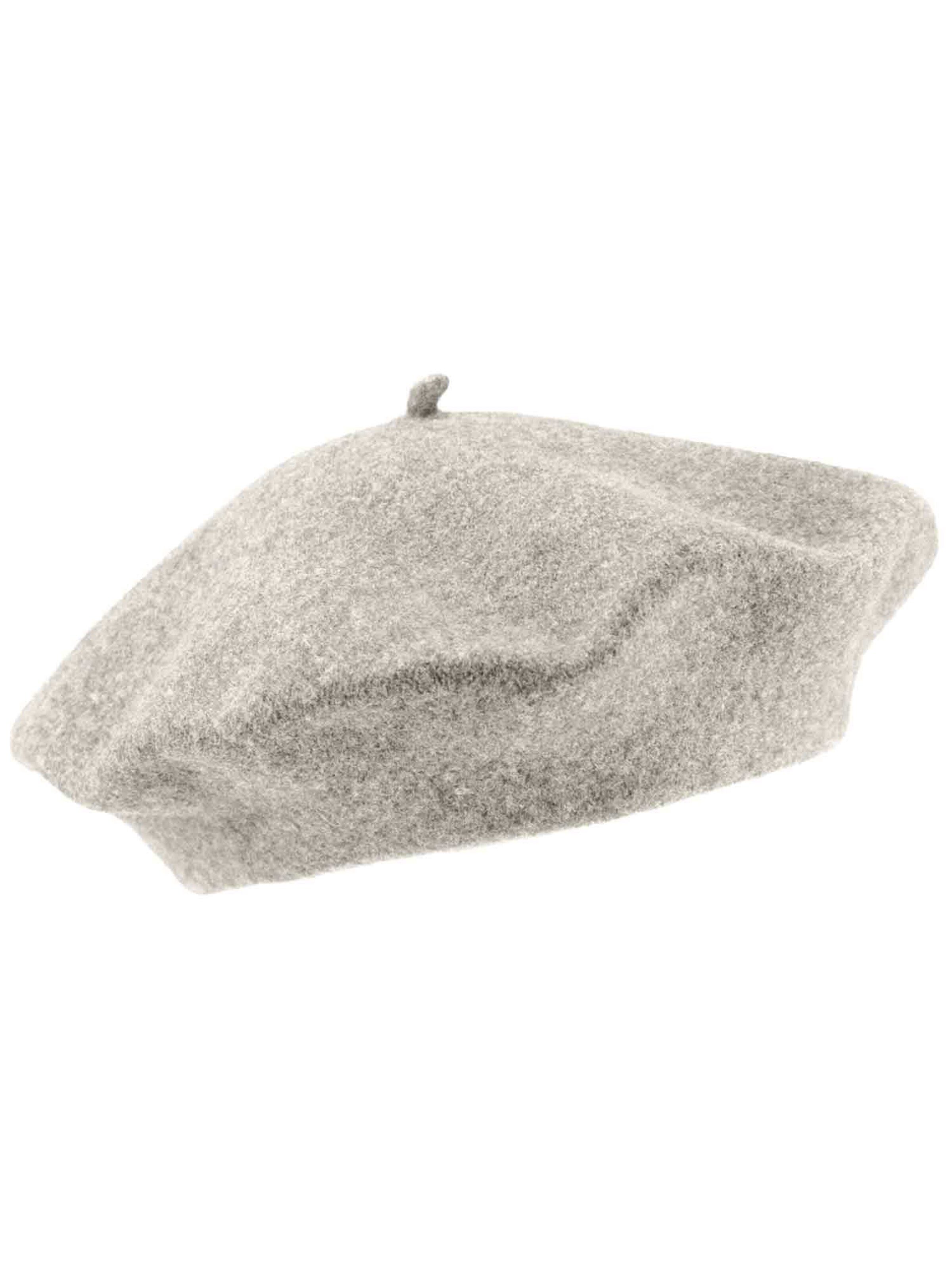 LOEVENICH Beanie in Grey: front