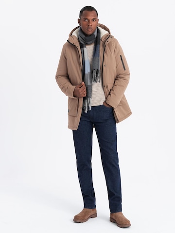 Ombre Winter parka in Brown
