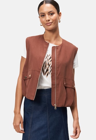 zero Blazer in Brown: front