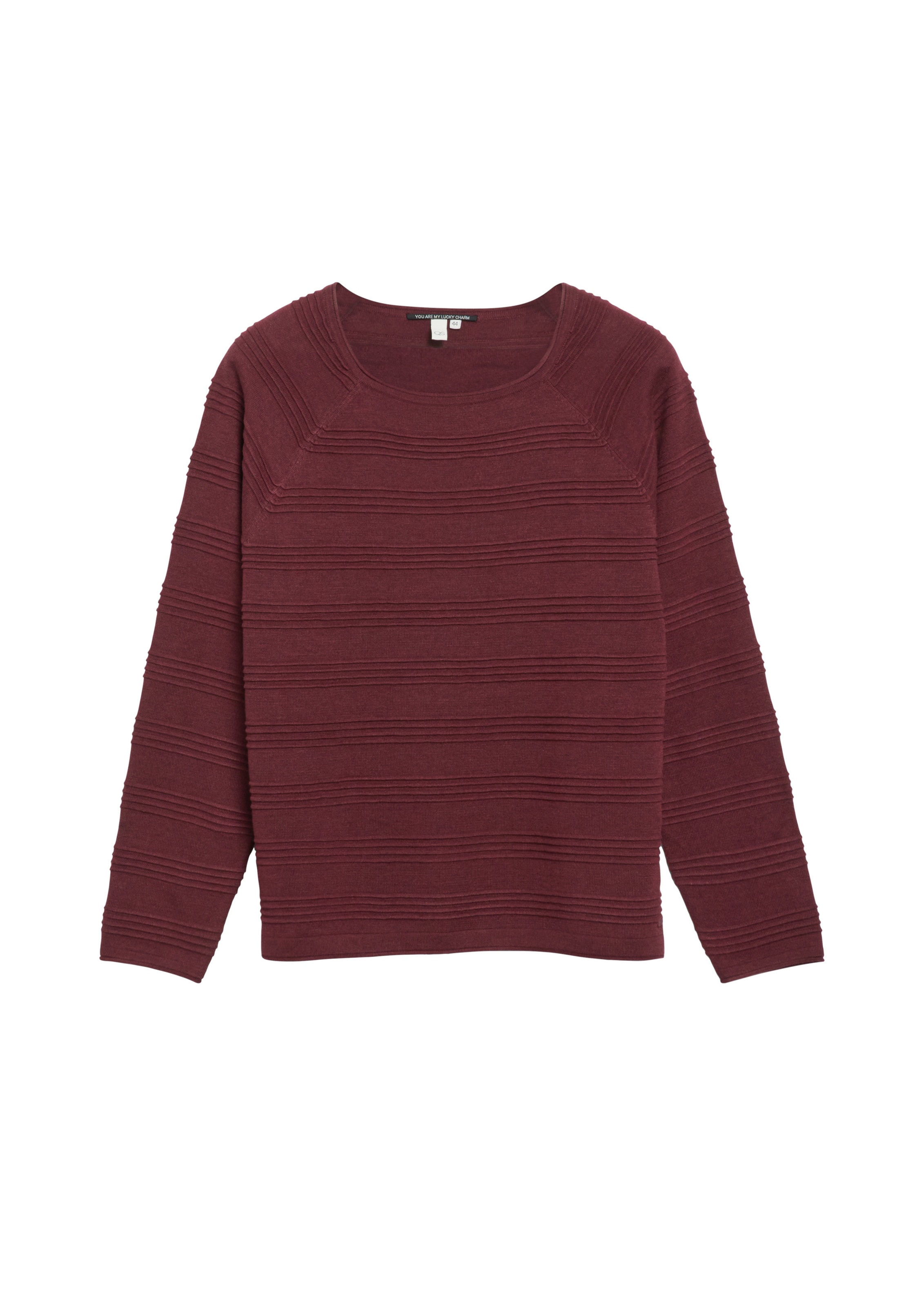 Pull-over QS en rouge : devant