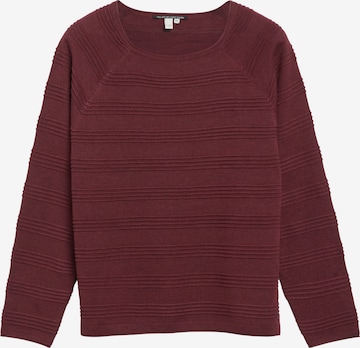 Pull-over QS en rouge : devant