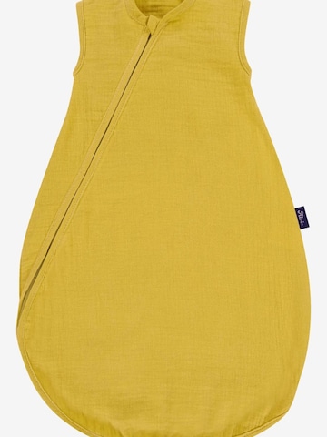 ALVI Sleeping Bag 'Schlafsack Sommertraum Mull' in Yellow: front