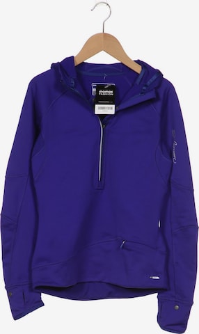 SALOMON Sweatshirt & Zip-Up Hoodie in XS in Purple: front