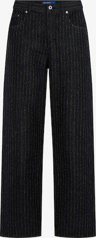 juoda KARL LAGERFELD JEANS Plačios klešnės Džinsai: priekis