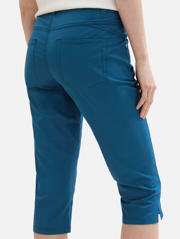 TOM TAILOR Tapered Broek in Blauw
