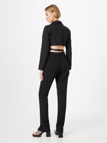 Coupe slim Pantalon 'Stina' Gina Tricot en noir