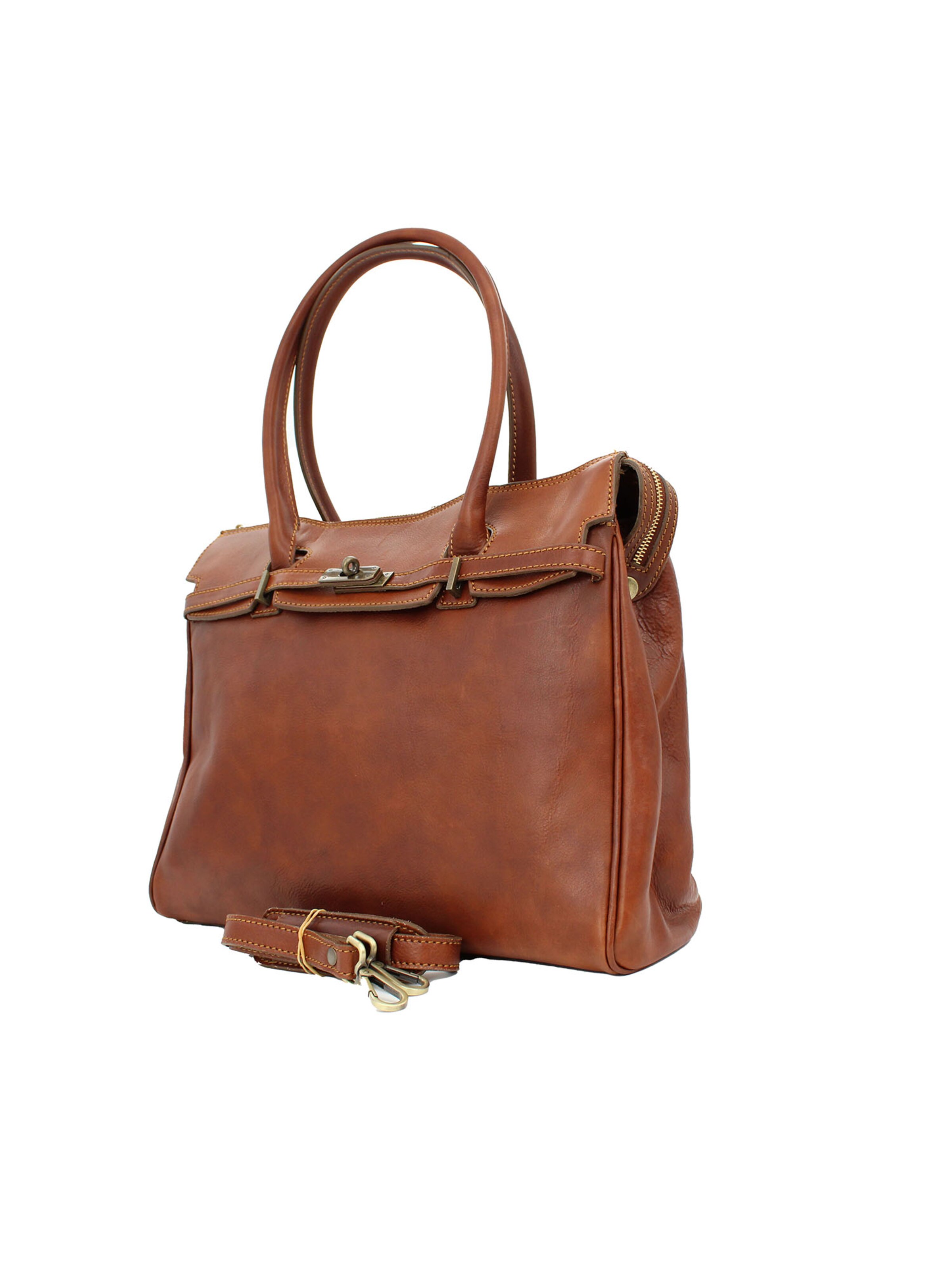 bupell Laptop Bag 'Tiziana' in Brown: front