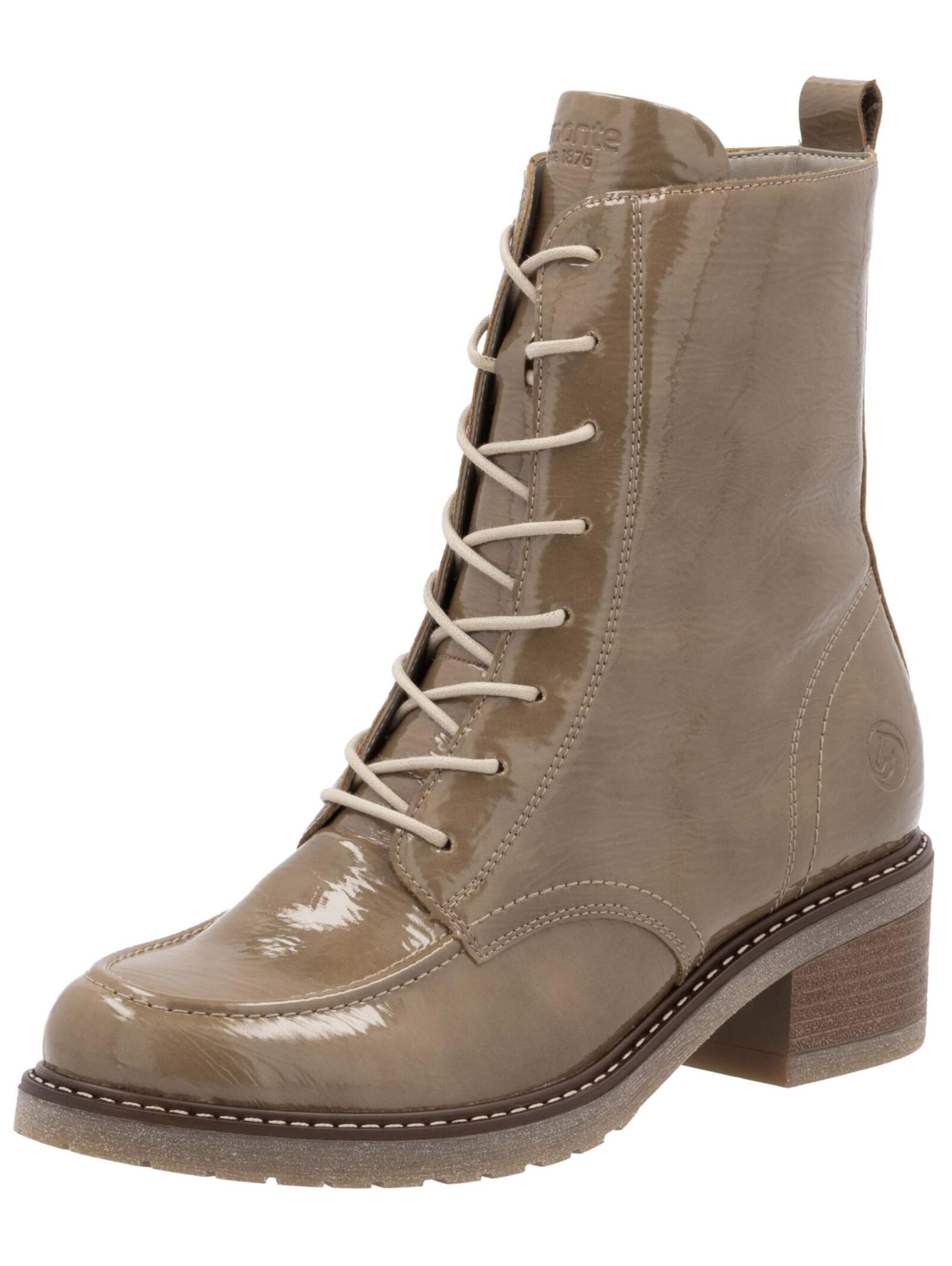 REMONTE Lace-up bootie in Brown: front