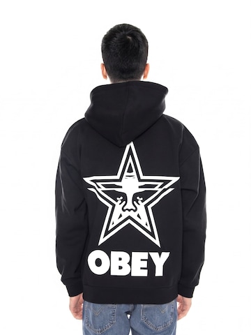 Obey Sweatshirt 'Bold Star Extra Heavy Hoof Fleece' i sort