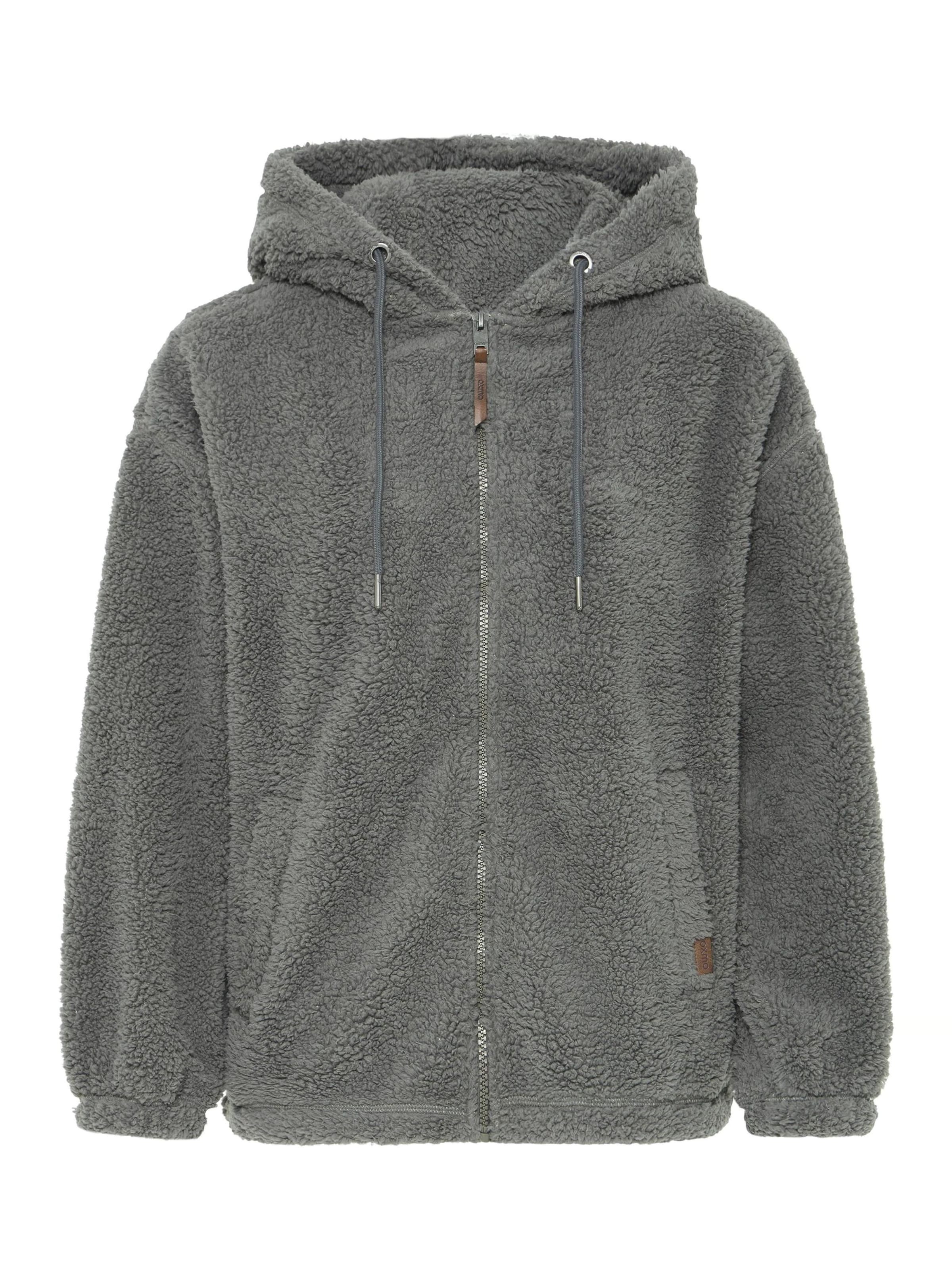 Giacca di felpa ' OXBERINA ' di Oxmo in grigio: frontale