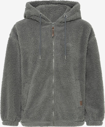 Oxmo - Casaco em moletão ' OXBERINA ' em cinzento: frente