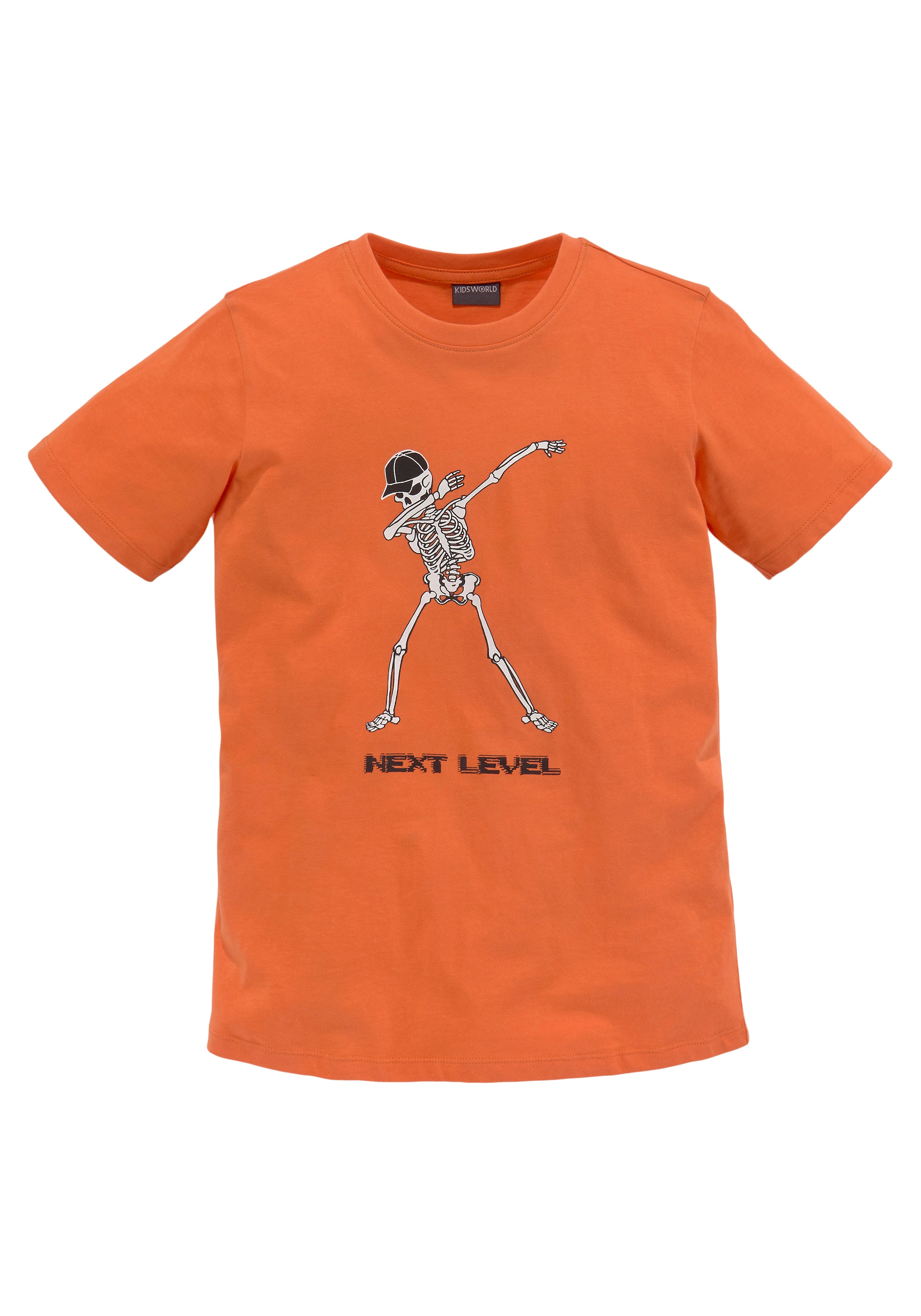 Kidsworld Shirt in Orange: Vorderseite