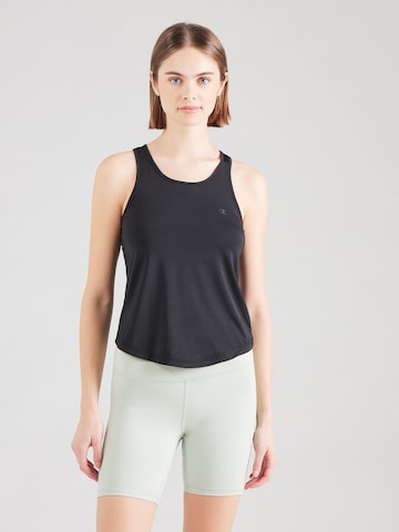 Top sportivo di Champion Authentic Athletic Apparel in nero: frontale
