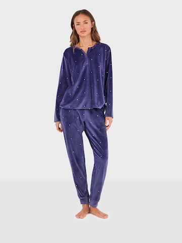 Gisela Пижама в Синий: спереди