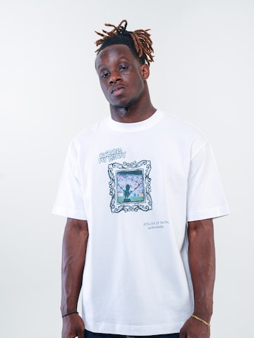 T-Shirt 'MARADONA - BUILDING MY LEGACY' ATELIER OF FAITH en blanc