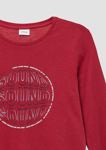T-Shirt s.Oliver en rouge